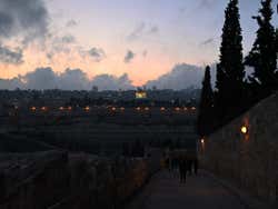 Tramonto sul Monte degli Ulivi