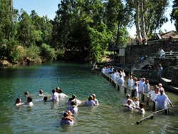 Battesimo nel fiume Giordano