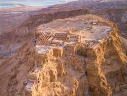 Masada dall'alto